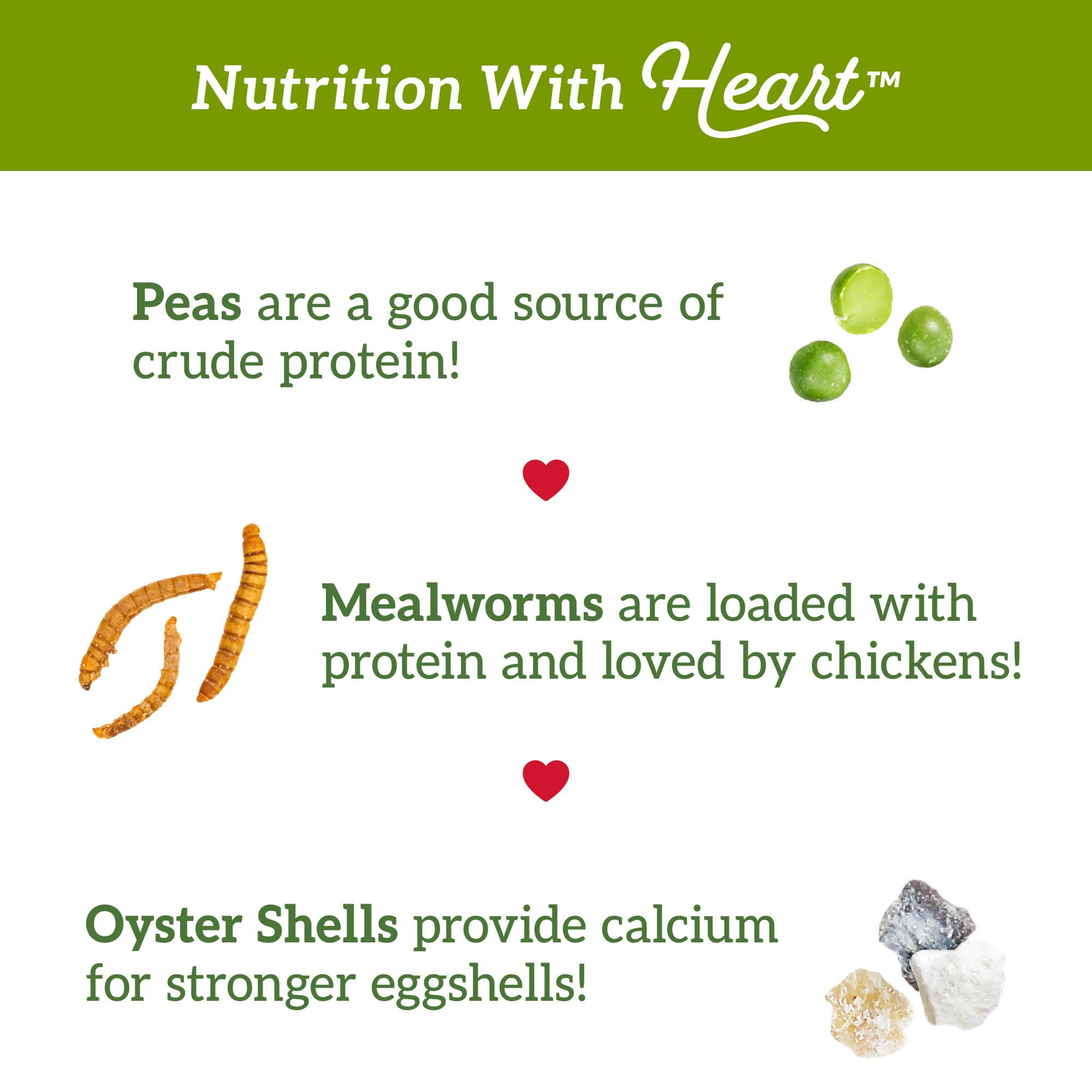 Love My Girls Veggies and Worms Chicken Treats, Corn-Free Treats for Chickens with Protein Rich Mealworms, (2) 5lb Bags